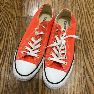 Orange Converse Women's 8/Men's 6